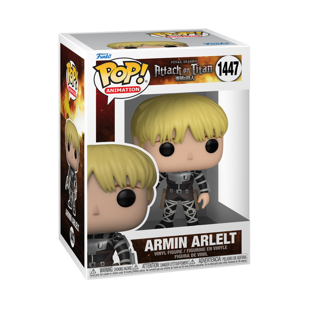 Attack on Titan - POP! Armin Arlert (S5) *Caixa Danificada*