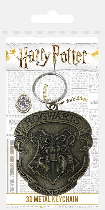 Harry Potter - Porta-Chaves de Metal (Hogwarts Crest).